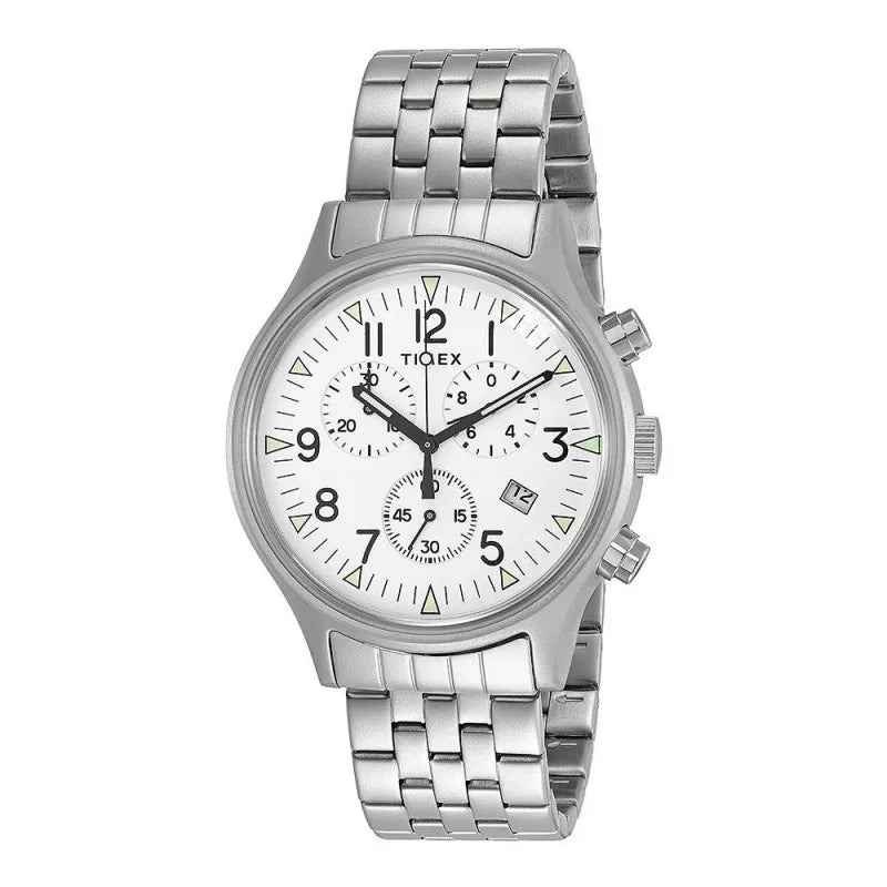 timex mk1 steel chronograph 42 mm stainless steel men's watch, tw2r68900 main image