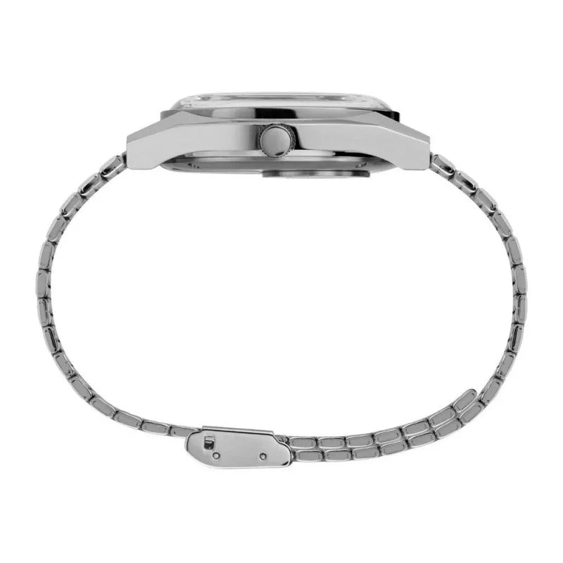 timex q reissue falcon eye 38mm stainless steel bracelet men's watch, tw2u95400 image2