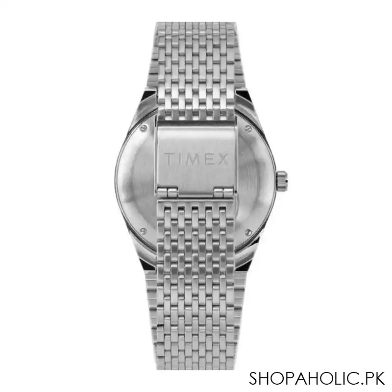 timex q reissue falcon eye 38mm stainless steel bracelet men's watch, tw2u95400 image3