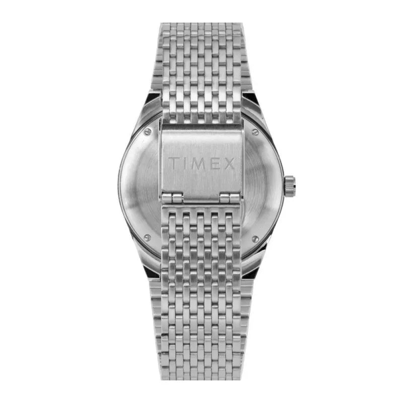 timex q reissue falcon eye 38mm stainless steel bracelet men's watch, tw2u95400 image3