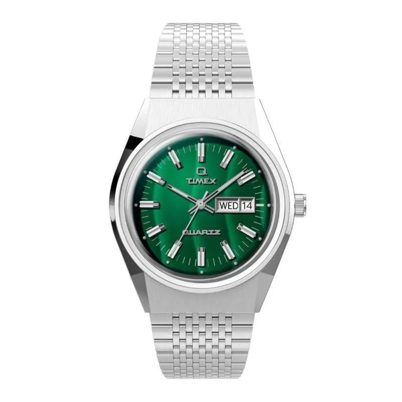 timex q reissue falcon eye 38mm stainless steel bracelet men's watch, tw2u95400 main image