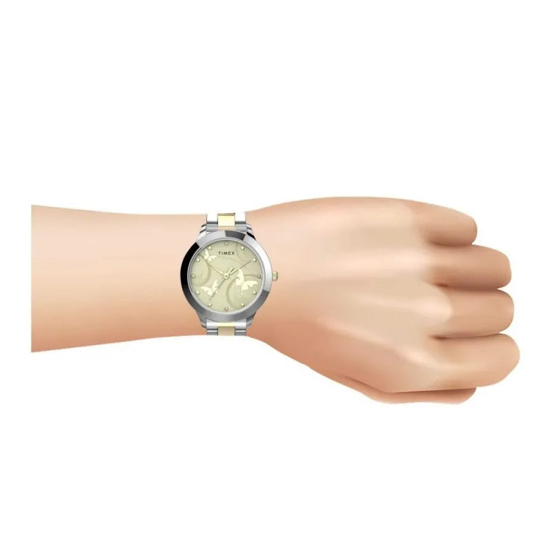 timex women chain analog watch, tw2v20400 image2