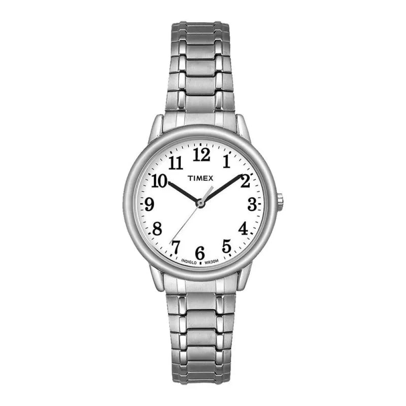 timex women's chrome round dial & bracelet analog watch, tw2p78500 main image