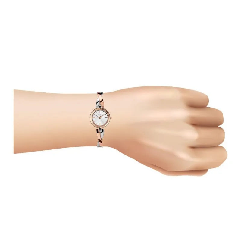 timex women's dress 26mm bracelet watch, tw2u69600 image2