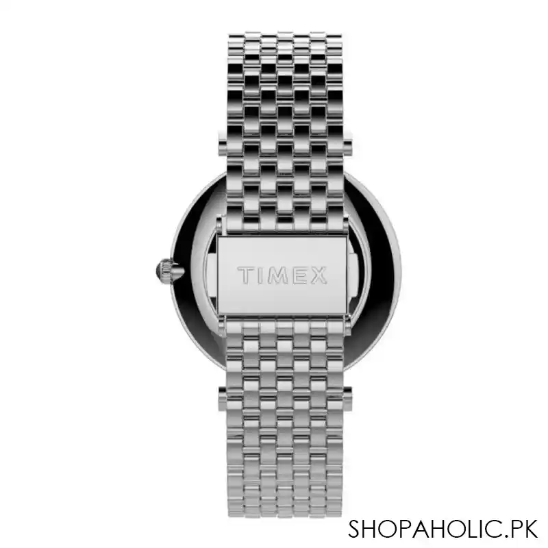 timex women's parisienne 35mm stainless steel bracelet watch, tw2t79300 image3