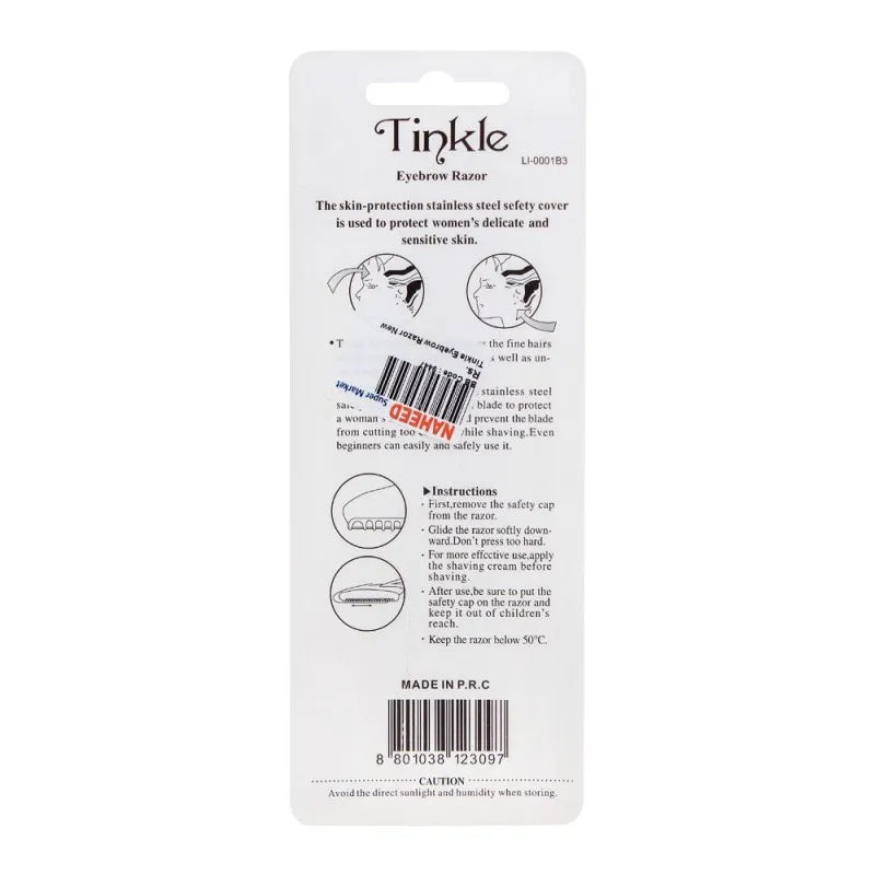 tinkle women eyebrow razor, 3 pieces image2