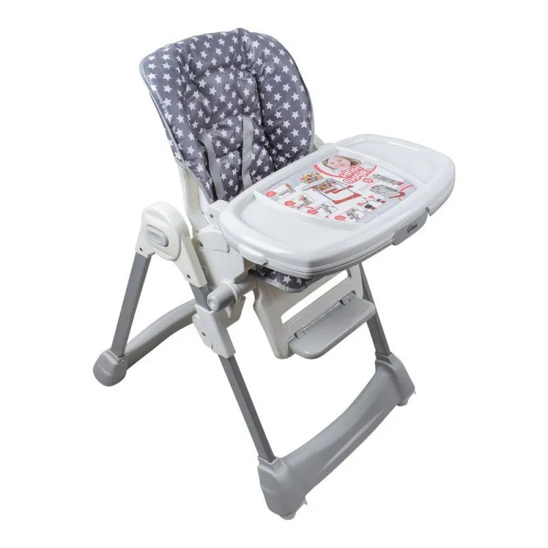 tinnies baby adjustable high chair, grey, bg 89 image2