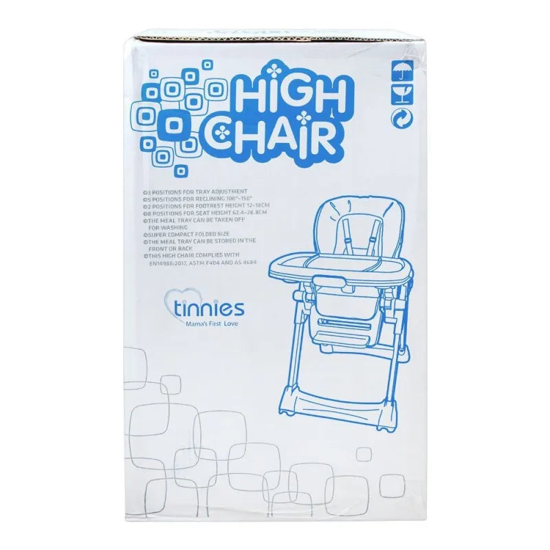 tinnies baby adjustable high chair, grey, bg 89 image4