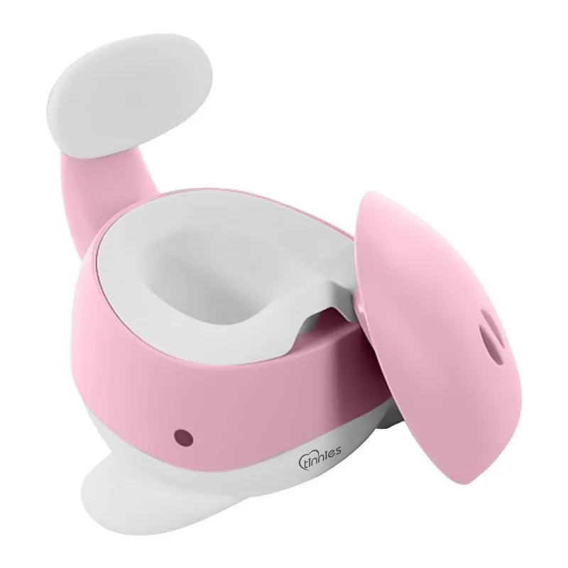 tinnies baby whale potty training chair, pink, bp033 image2