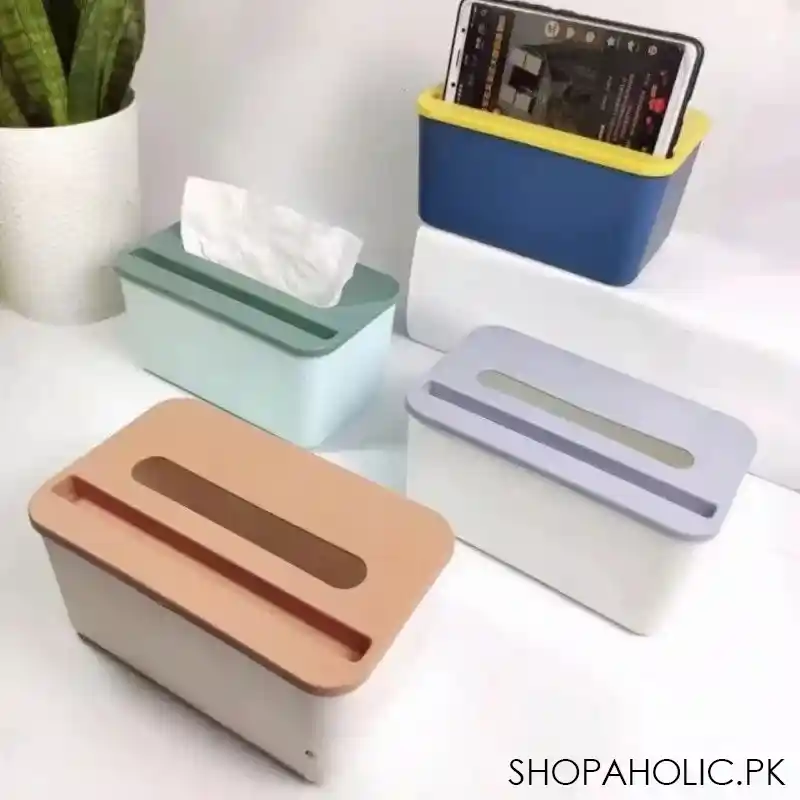 tissue box with mobile stand main image