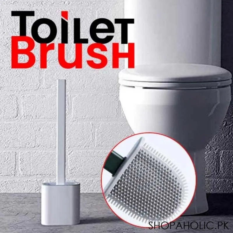 toilet brush with quick drying holder main image