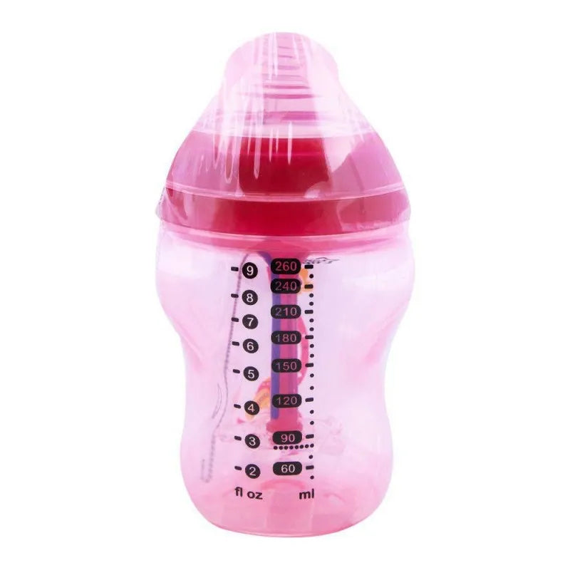 tommee tippee 0m+ pp feeding bottle, red/elephant, 260ml   422656/38 image2