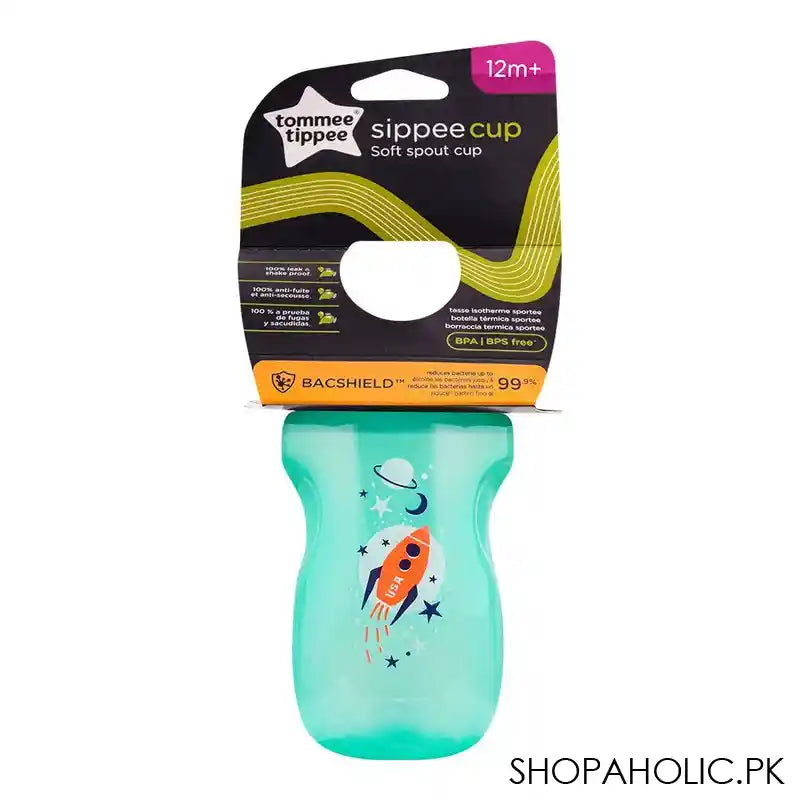 Tommee Tippee Sportee Sippee Cup, 12m+, 10oz, Green, 549227 - Main Image