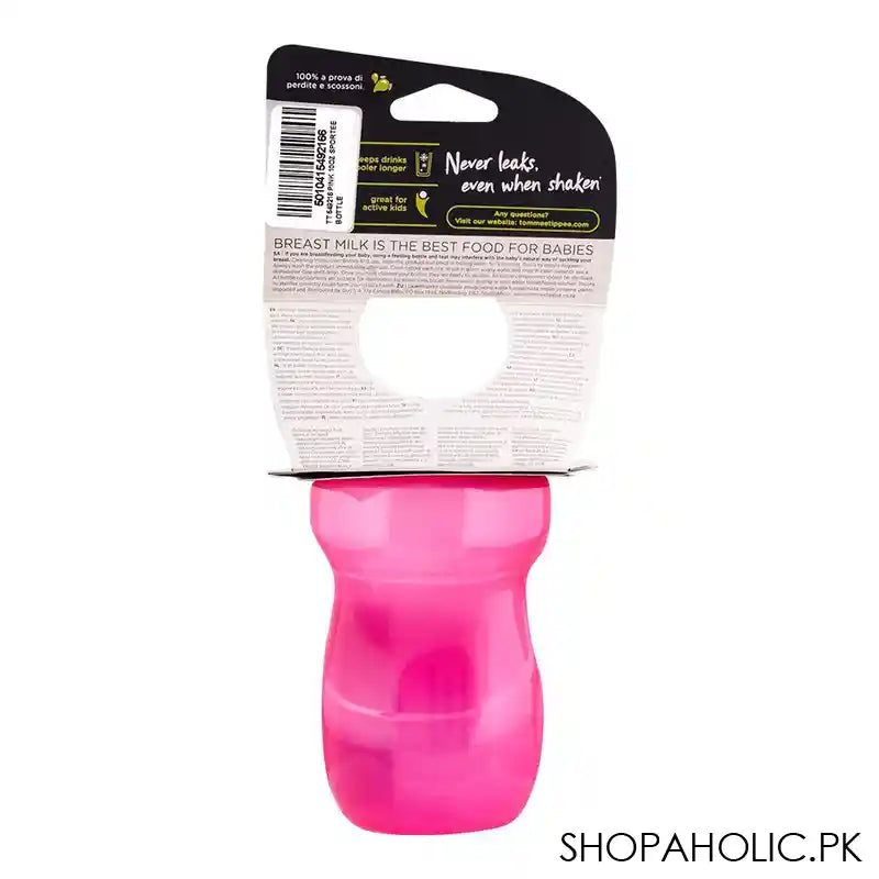 Tommee Tippee Sportee Sippee Cup, 12m+, 10oz, Pink, 549216 - Image 3