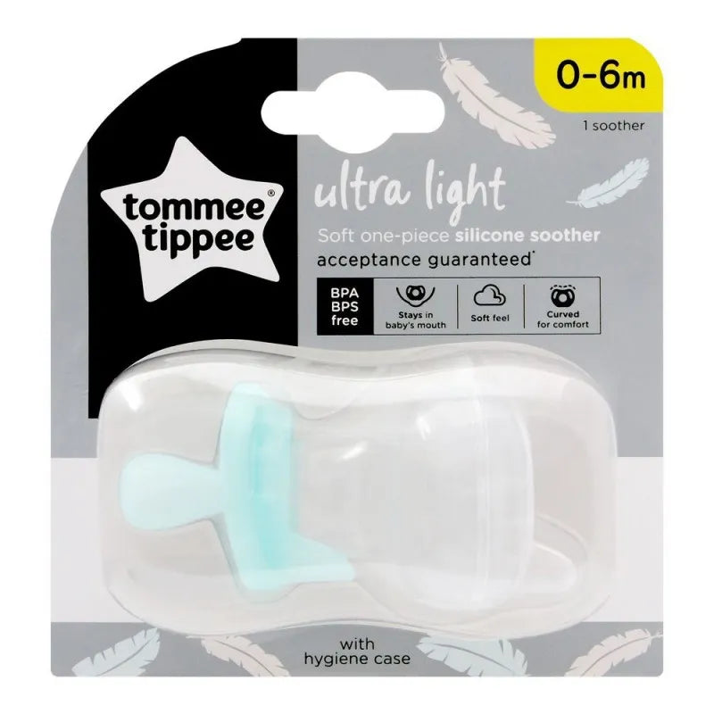 tommee tippee ultra light soft silicone soother, 0 6m, 433450/38 image2