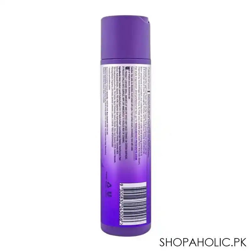 toni & guy neutralise brassy tones and bleached hair purple shampoo, 250ml image2