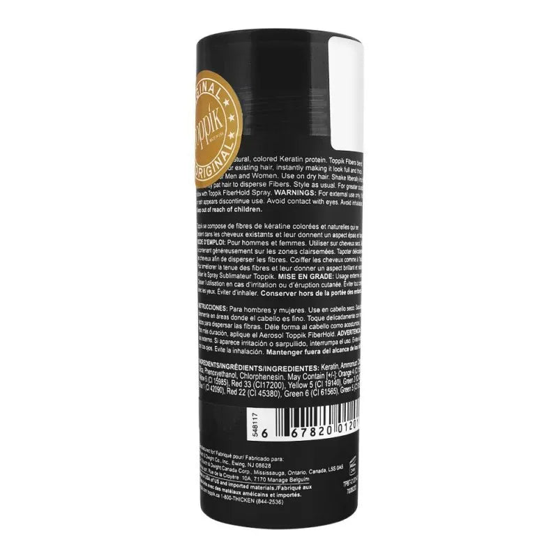 toppik hair building fibers, black, 27.5g image2