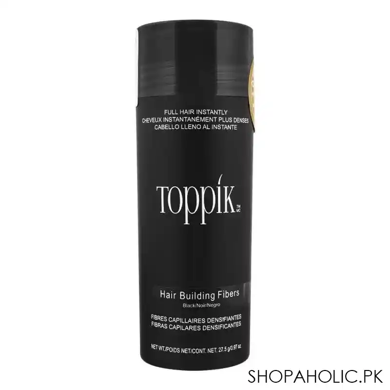 toppik hair building fibers, black, 27.5g main image