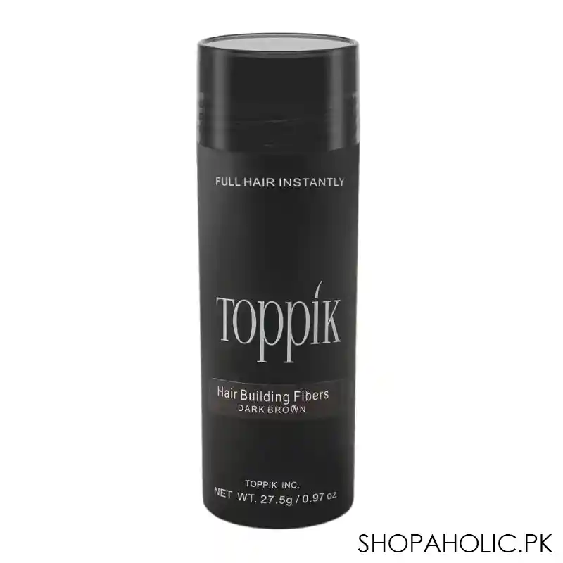 toppik hair building fibers, dark brown, 27.5g main image