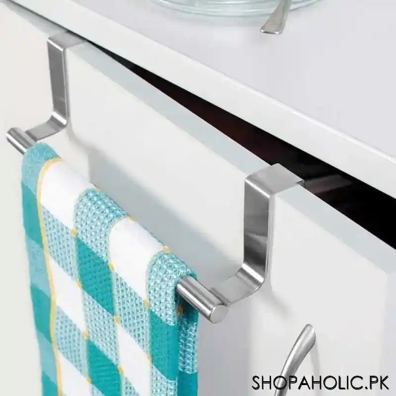 towel holder over kitchen cabinet door (small) main image