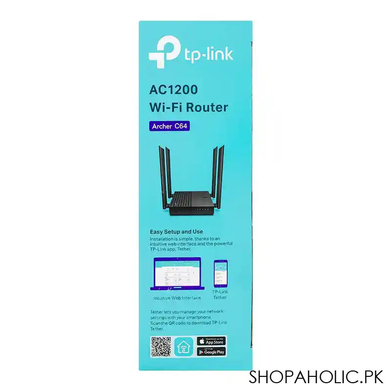 TP-LINK Dual Band Full Gigabit AC1200 Wireless Router, Archer C64 - Image 7