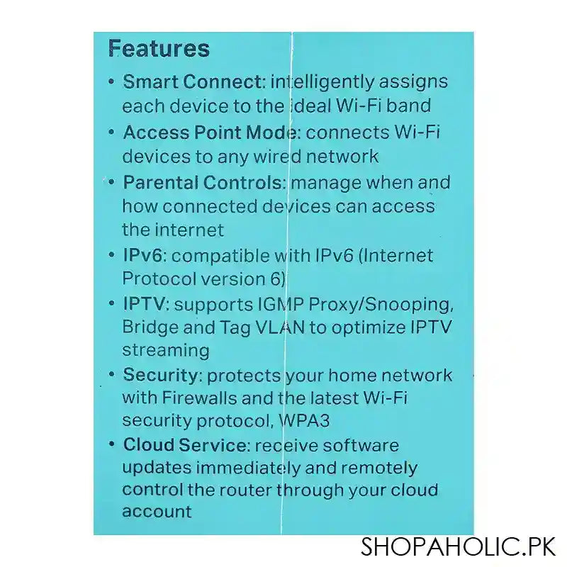 TP-LINK Dual Band Full Gigabit AC1200 Wireless Router, Archer C64 - Image 8