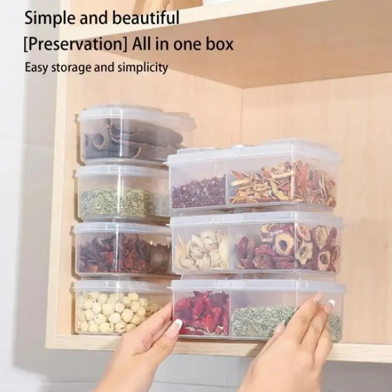 transparent spice storage box image3