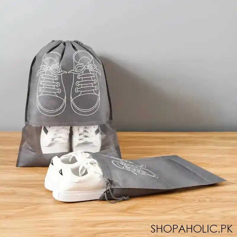 travel shoes storage bag closet organizer image3