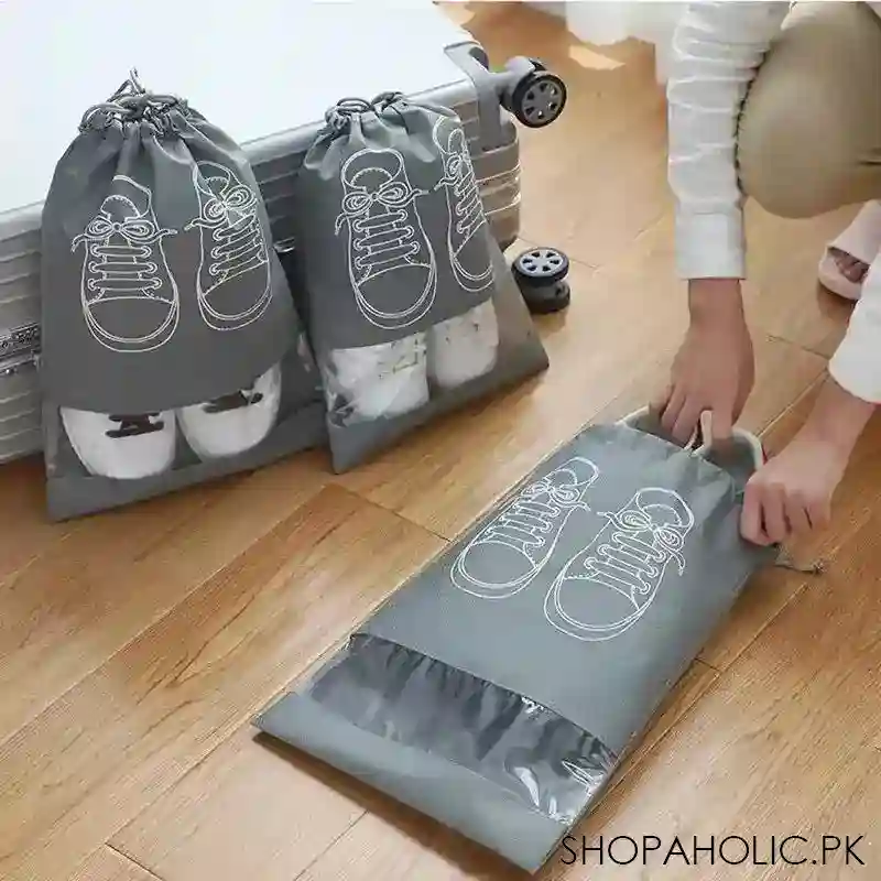 travel shoes storage bag closet organizer main image