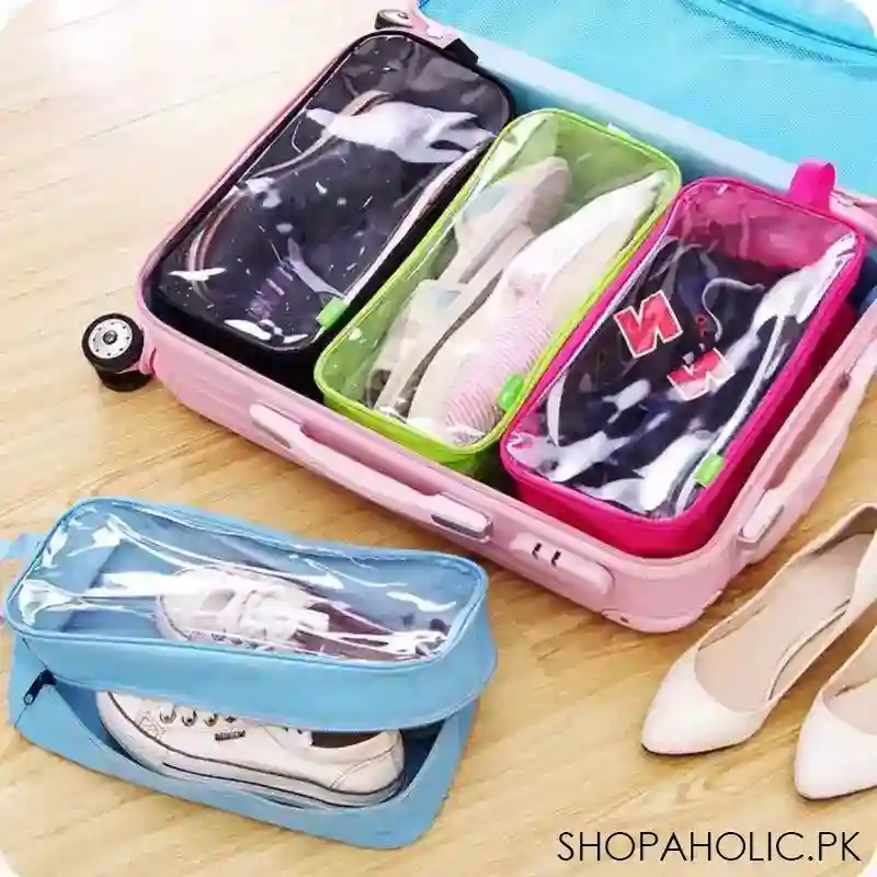 travel transparent shoe bag (large capacity) main image