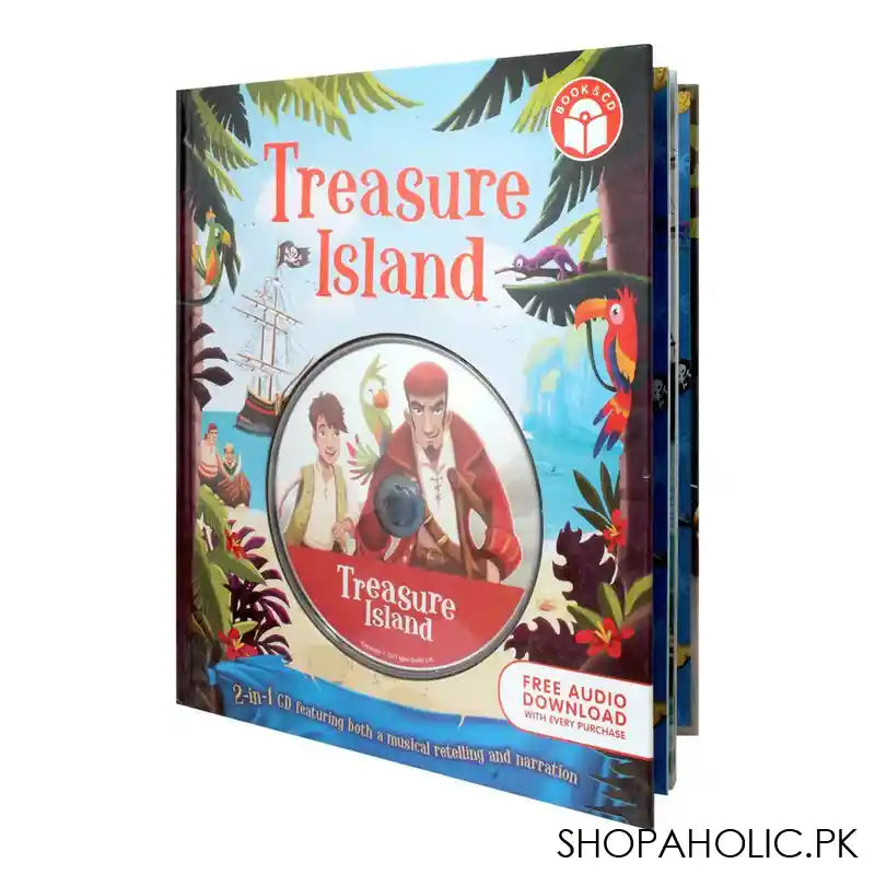 Treasure Island Book With CD - Main Image