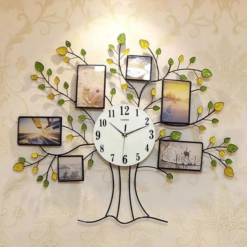 tree frame decorative wall clock (1508a) image2