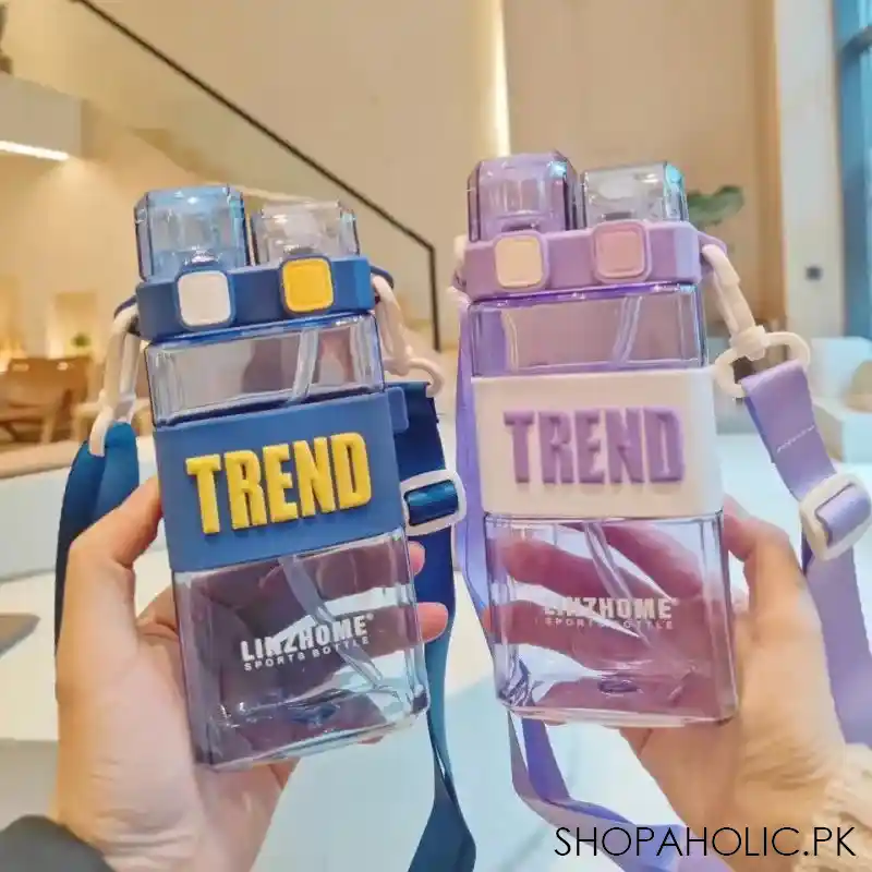 trend double drinking water bottle main image