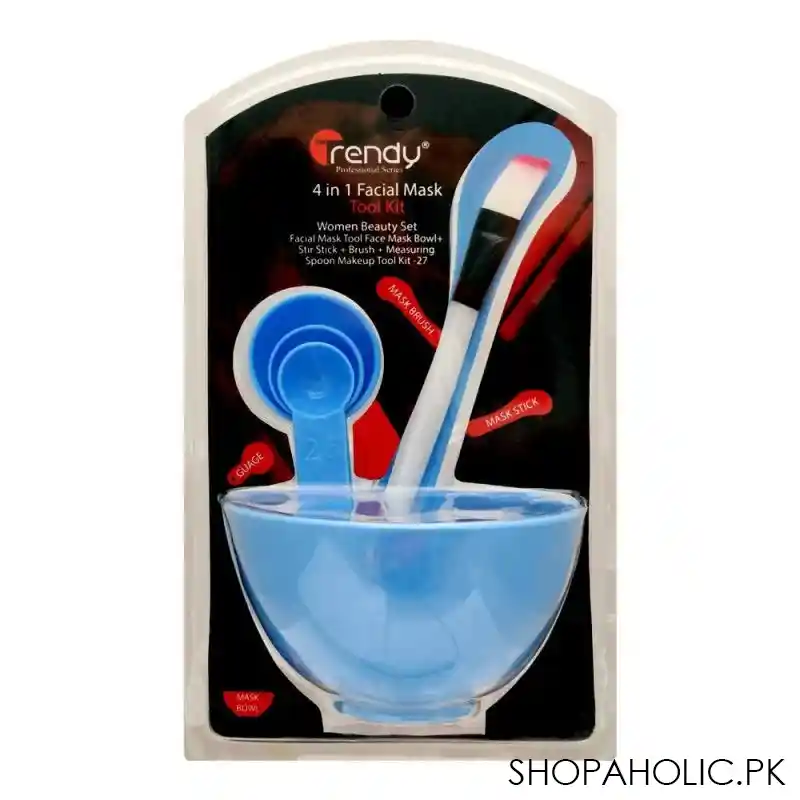 trendy 4 in 1 facial mask toolkit, td 154 main image