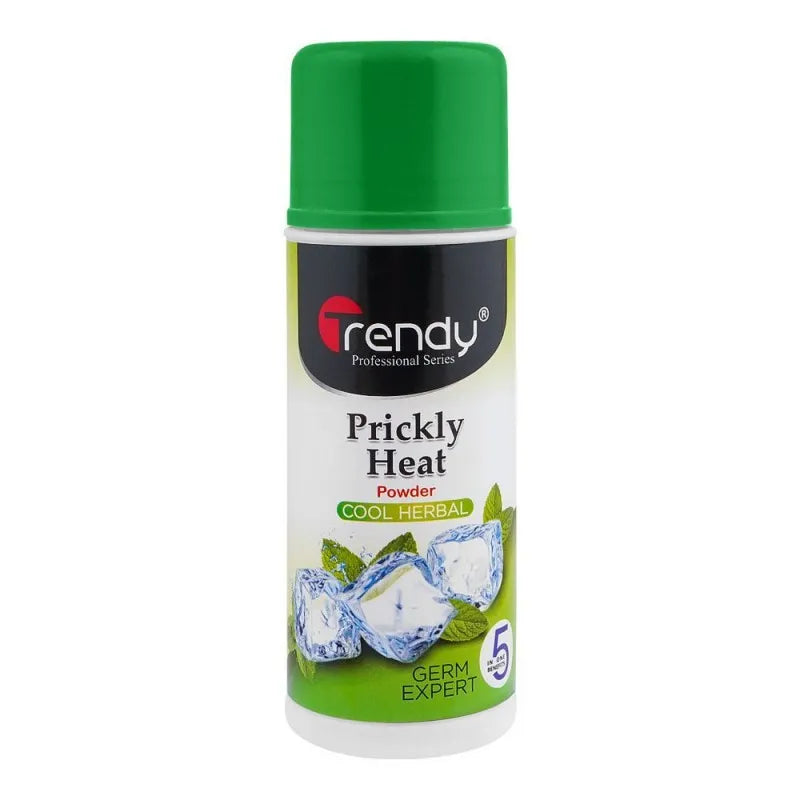 trendy cool herbal prickly heat powder, 150g, td 226 main image