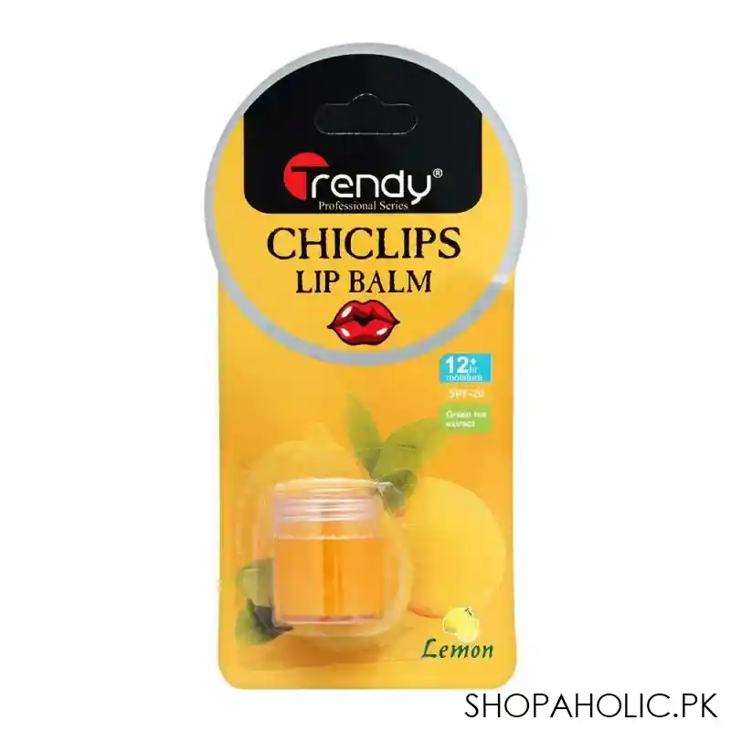 trendy lemon lip balm, spf 20, td 278 main image