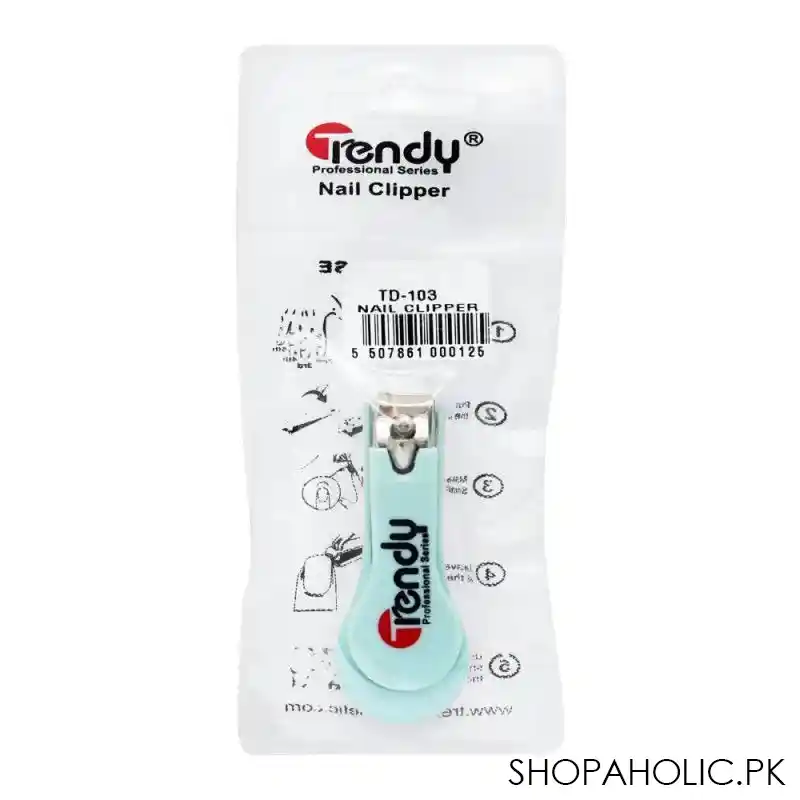 trendy nail clippers, plastic, td 103 image2