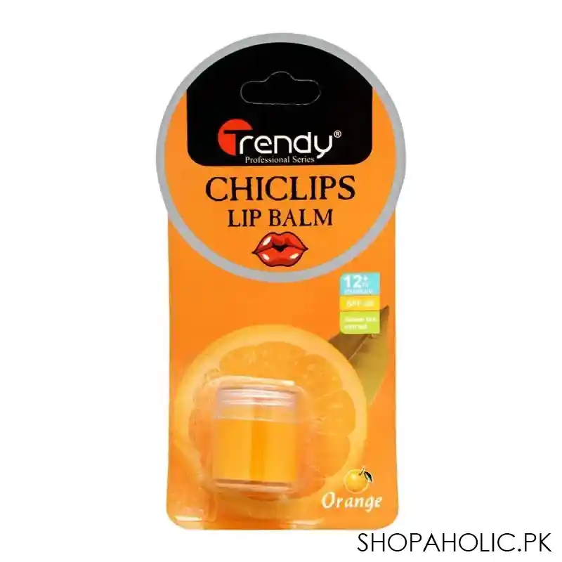 trendy orange lip balm, spf 20, td 281 main image