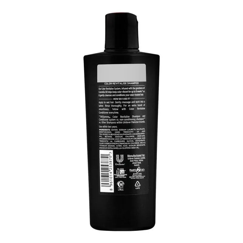 tresemme color revitalise with camelia oil pro collection shampoo, 170ml image2