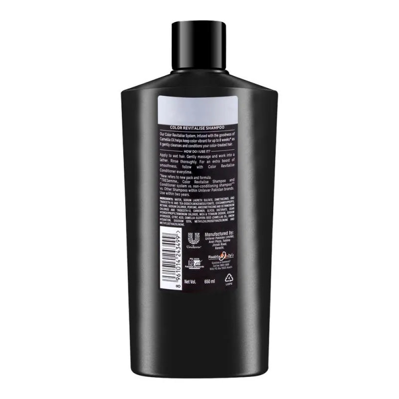 tresemme color revitalise with camelia oil pro collection shampoo, 650ml image2