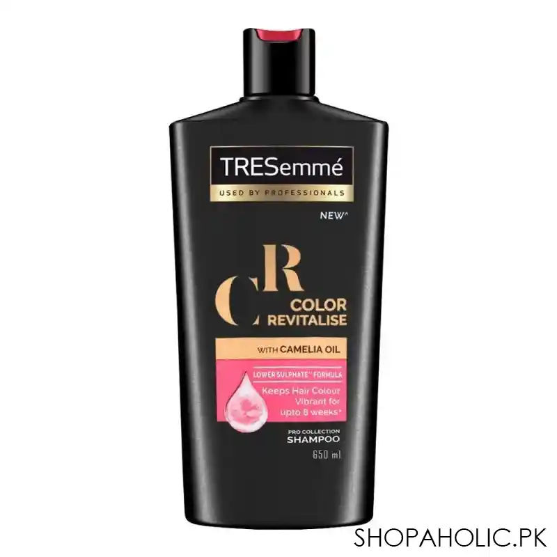 tresemme color revitalise with camelia oil pro collection shampoo, 650ml main image