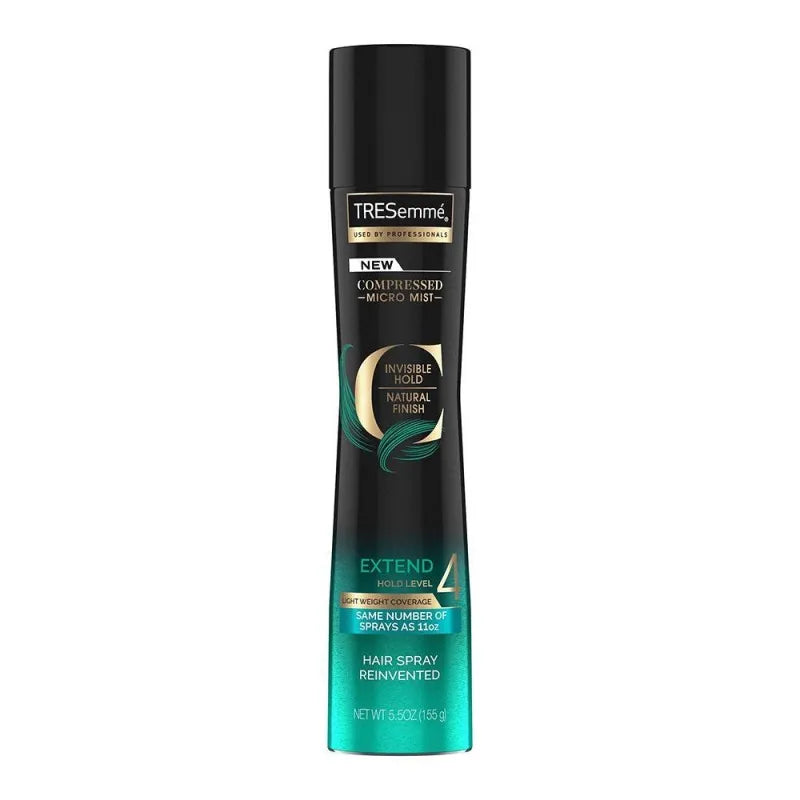 tresemme compressed micro mist extend hold level 4 hair spray, 155g main image