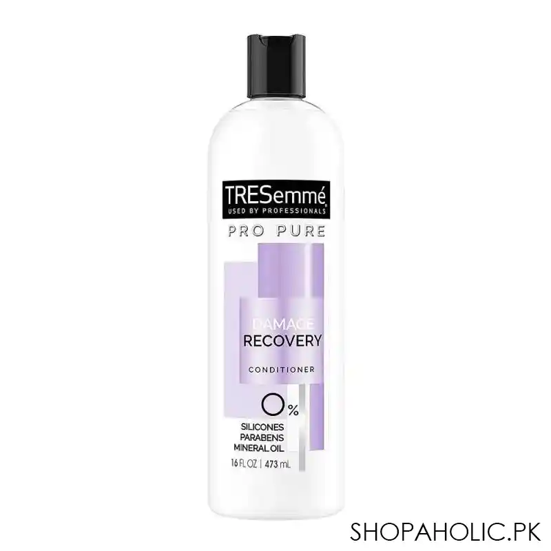 tresemme pro pure damage recovery 0% sulfate conditioner, 473ml main image