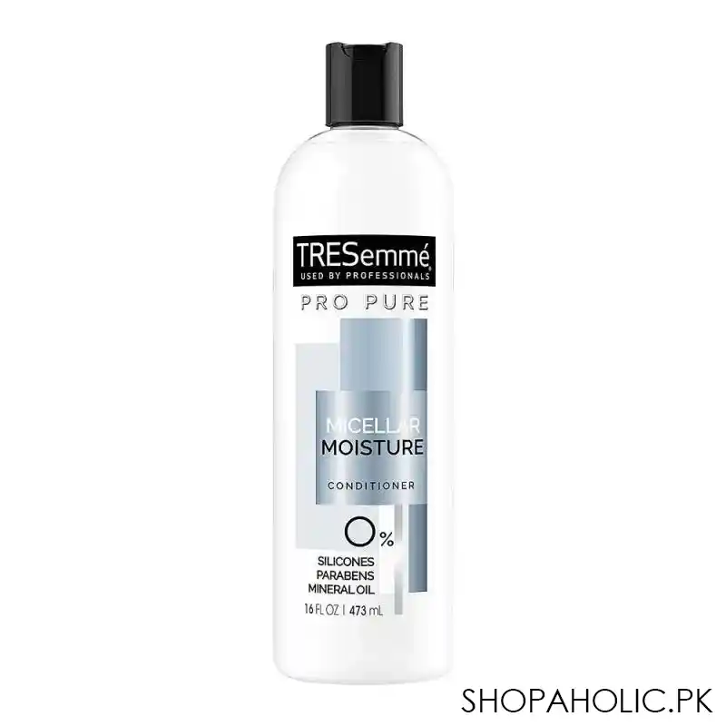 tresemme pro pure micellar moisture 0% sulfate conditioner, 473ml main image