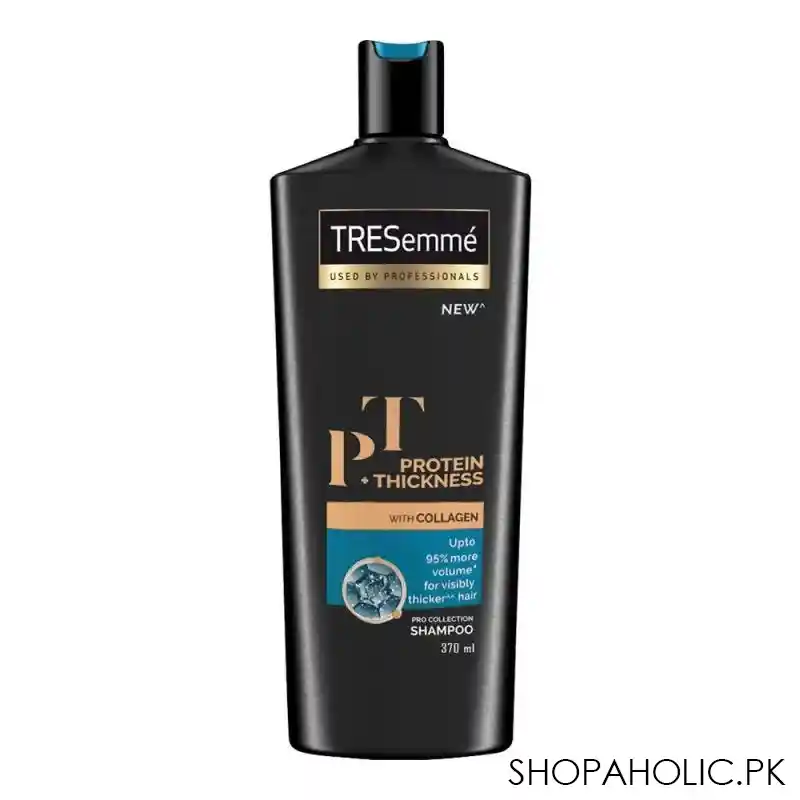 tresemme protein + thickness with collagen pro collection shampoo, 370ml main image