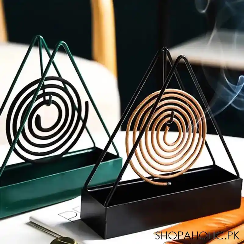 triangular shape mosquito coil holder main image