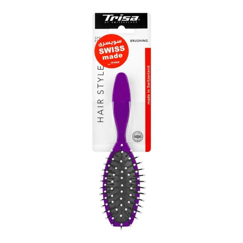 trisa hair style hair brush, dark purple, 374423 main image