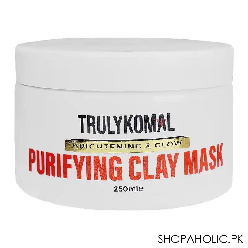 Truly Komal Brightening & Glow Purifying Clay Mask, 250ml - Main Image