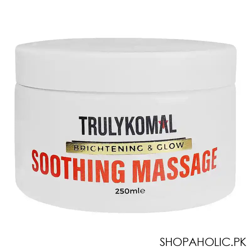 Truly Komal Brightening & Glow Soothing Massage Cream, 250ml - Main Image