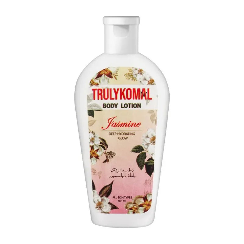 truly komal jasmine deep hydrating glow body lotion, 200ml main image